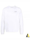 Men's Sweatshirt Long Sleeve T-Shirt OMBA057C 99FLE013 0110 - OFF WHITE - BALAAN 2
