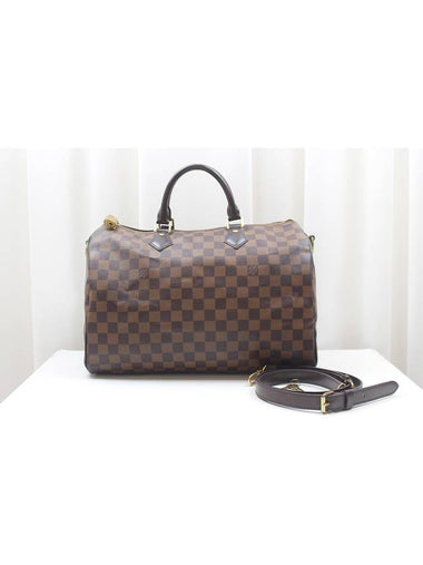 Damier Speedy Bandoulier 35 Tote Shoulder Bag N41366 - LOUIS VUITTON - BALAAN 1