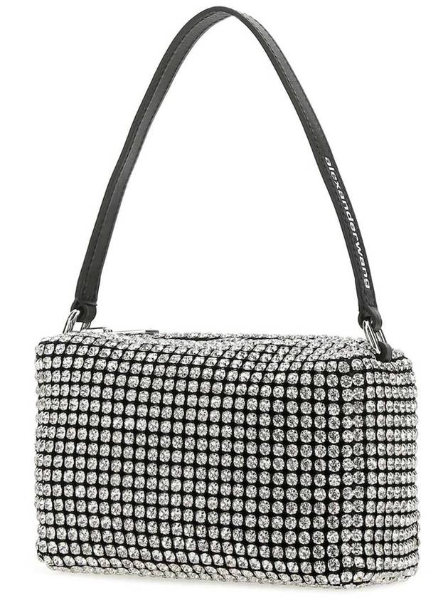 Heiress Crystal Mesh Pouch Bag Black White - ALEXANDER WANG - BALAAN 3