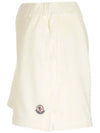 Women's Terrycloth Shorts White - MONCLER - BALAAN 4