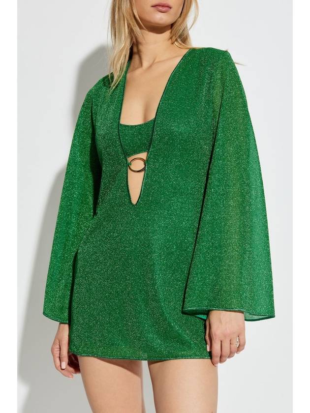 Oseree Dress With Glitter Finish, Women's, Green - OSEREE - BALAAN 3