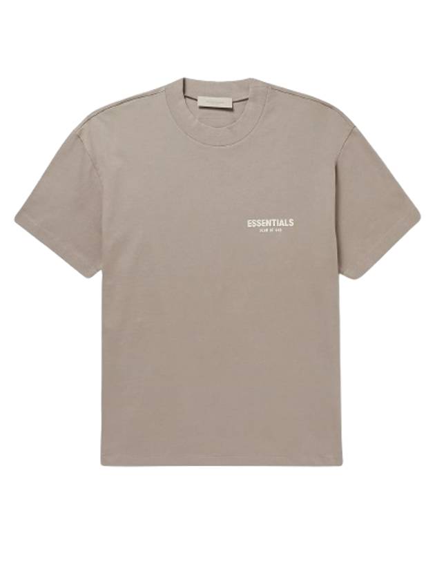 Fear of God Essentials Short Sleeve TShirt Brown Taupe - FEAR OF GOD ESSENTIALS - BALAAN 1