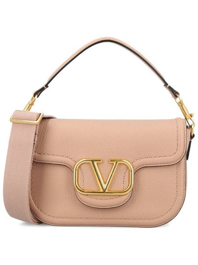 Alltime Soft Grain Calfskin Shoulder Bag Pink - VALENTINO - BALAAN 2