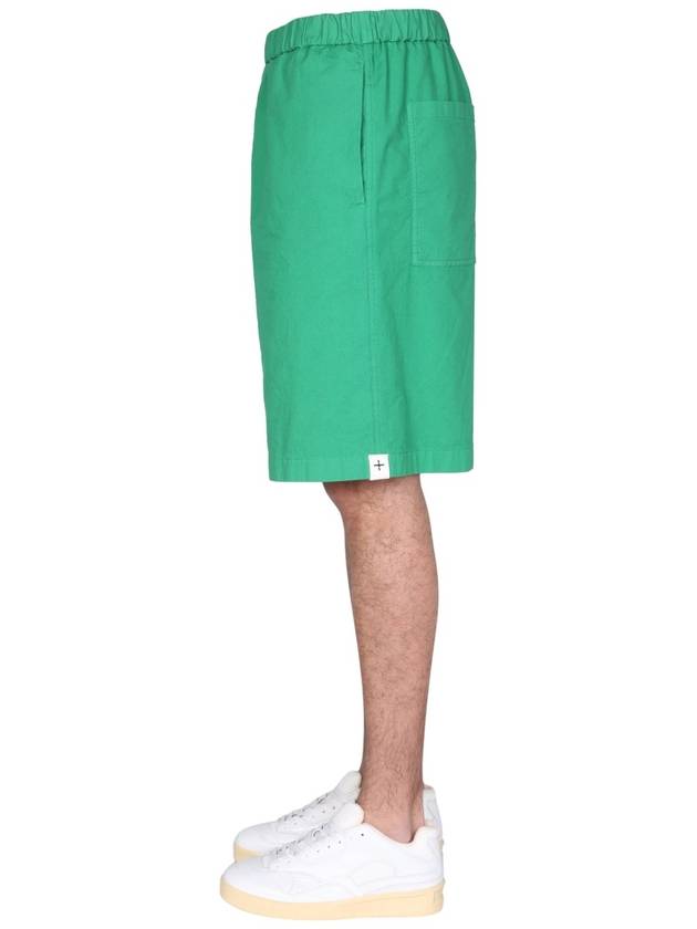 Men's Bermuda Shorts Green - JIL SANDER - BALAAN 4