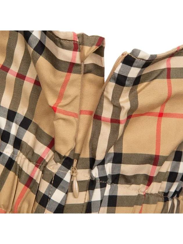 Kids Vintage Check Dress Beige - BURBERRY - BALAAN 4