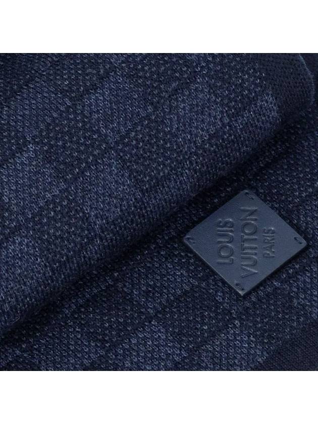 Neo Petit Damier Scarf Navy - LOUIS VUITTON - BALAAN 7