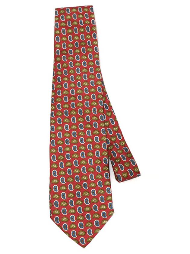 Stefanodashi 100 silk red multi pattern tie - ETC - BALAAN 3