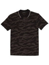 Military zebra collar neck t-shirt STEE126 - IKALOOOK - BALAAN 1