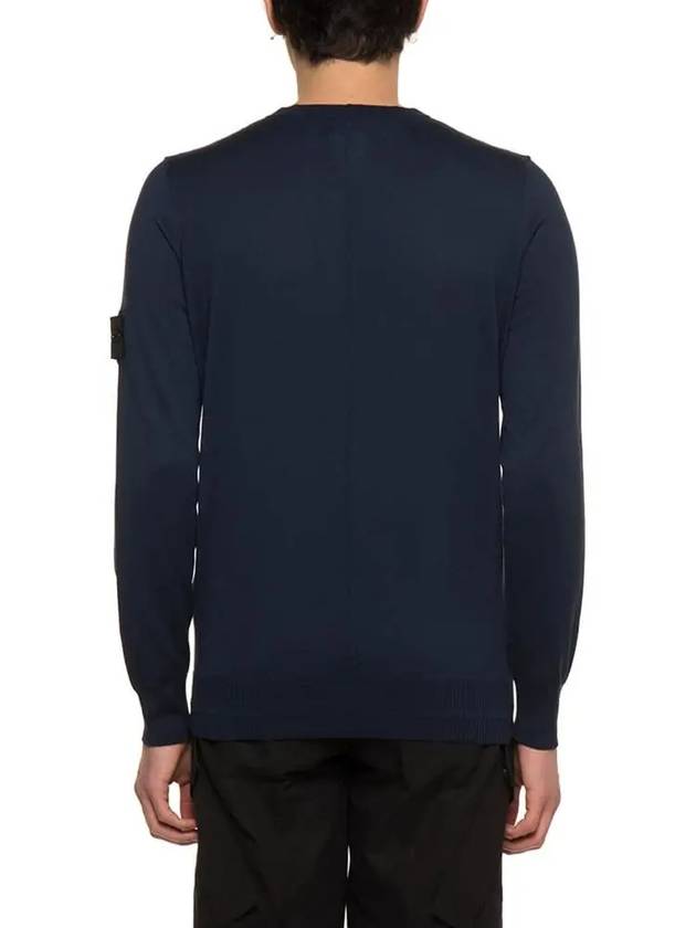 Shadow Project Soft Cotton Knit Top Dark Blue - STONE ISLAND - BALAAN 4