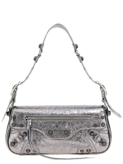 Le Cagole Metallic Small Shoulder Bag Silver - BALENCIAGA - BALAAN 2