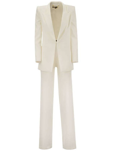 Crepe jacket and trousers suit - ELISABETTA FRANCHI - BALAAN 1