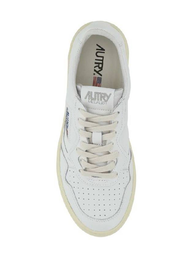 Medalist Leather Low Top Sneakers White - AUTRY - BALAAN 4