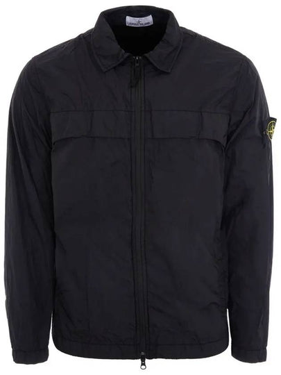 Garment Dyed Crinkle Reps R-NY Jacket Black - STONE ISLAND - BALAAN 2