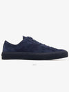 Cambridge Suede Lace-Up Low Top Sneakers Navy - TOM FORD - BALAAN 2