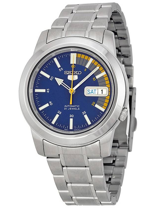 Seiko 5 Blue Automatic Blue Dial Men's Watch SNKK27 - SEIKO - BALAAN 1