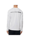 Back Logo Print Long Sleeve T-Shirt White - COMME DES GARCONS - BALAAN 1