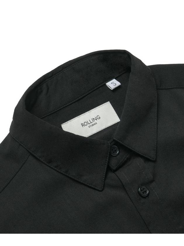 MODERN COLLAR SHIRT BLACK - ROLLING STUDIOS - BALAAN 4