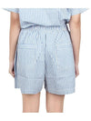 Poplin Striped Pajama Short Pants SWS PB - TEKLA - BALAAN 10