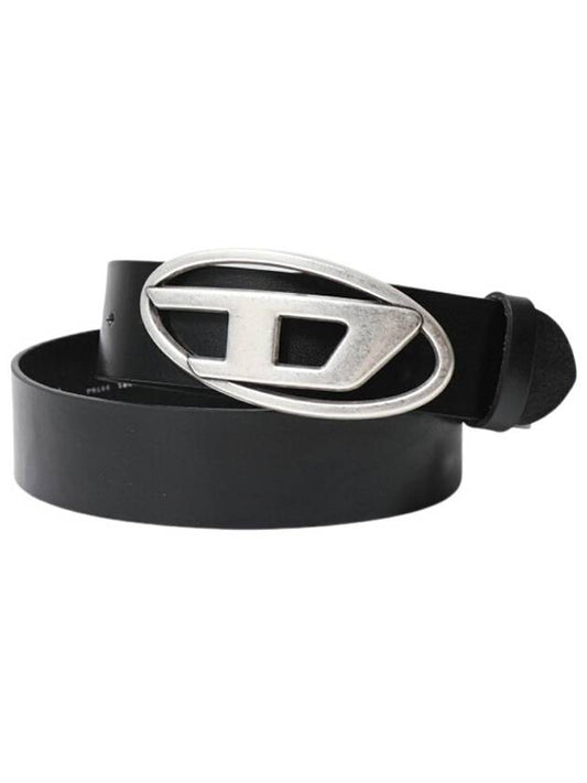 1DR D Buckle Leather Belt Black - DIESEL - BALAAN 2