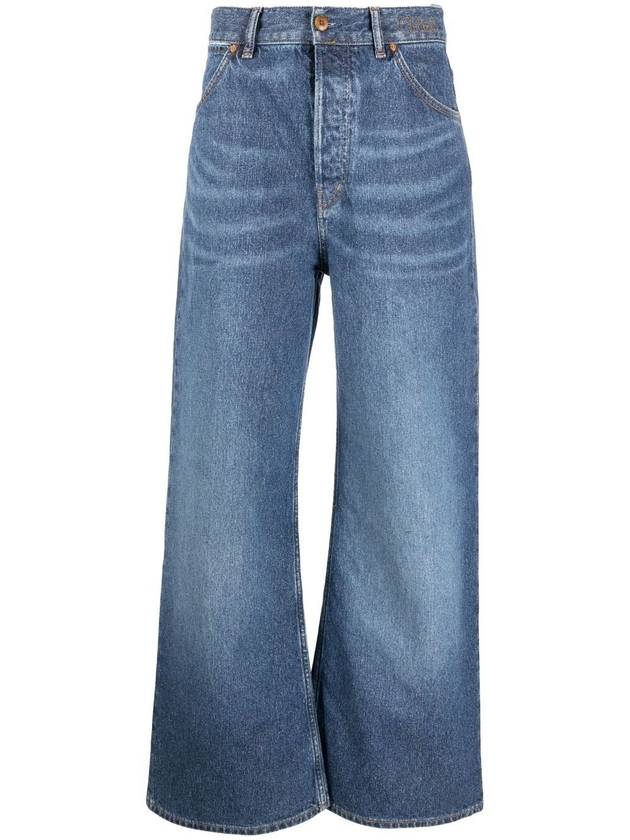 23 ss Wide Leg Denim Jeans CHC23SDP5215640X B0710231411 - CHLOE - BALAAN.