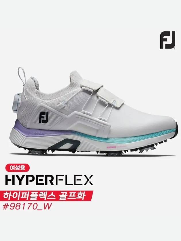 HyperFlex Boa Spike Shoes White - FOOTJOY - BALAAN 4