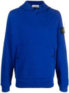 Garment Dyed Hoodie Blue - STONE ISLAND - BALAAN 1