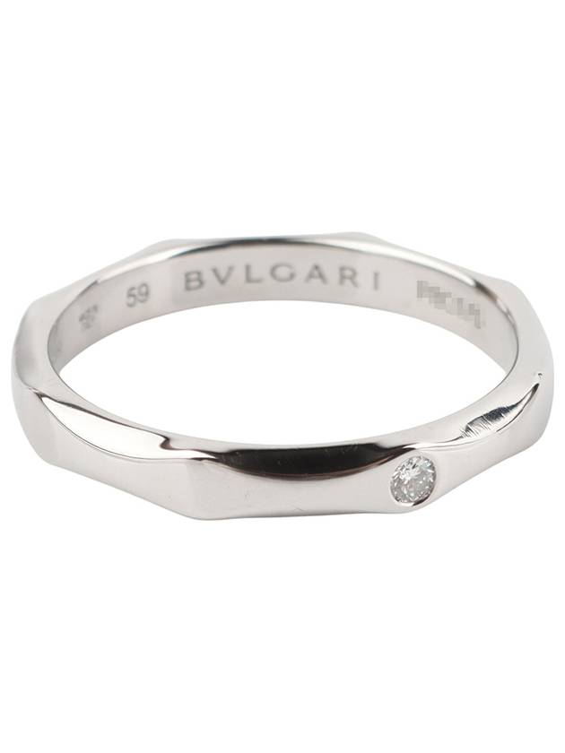 351952 Platinum 1P Diamond Infinito Wedding Band Ring No 59 Department Store Invoice 34276 1 - BVLGARI - BALAAN 4