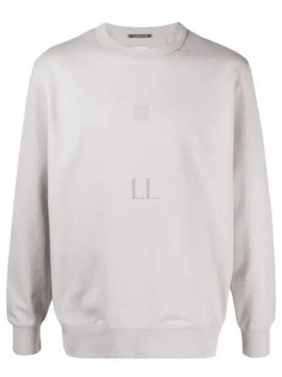 Metropolis Series Stretch Fleece Logo Sweatshirt Grey - CP COMPANY - BALAAN 2