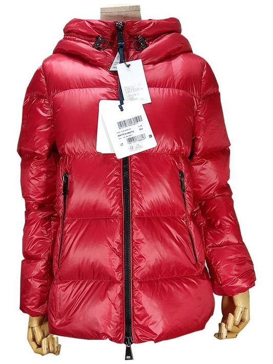 SERITTE Hooded Short Padding Red - MONCLER - BALAAN 2