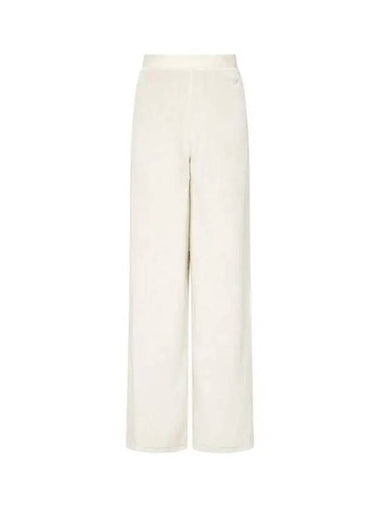 Women s Toggle Drawstring Fleece Pants Cream 271468 - EMPORIO ARMANI - BALAAN 1