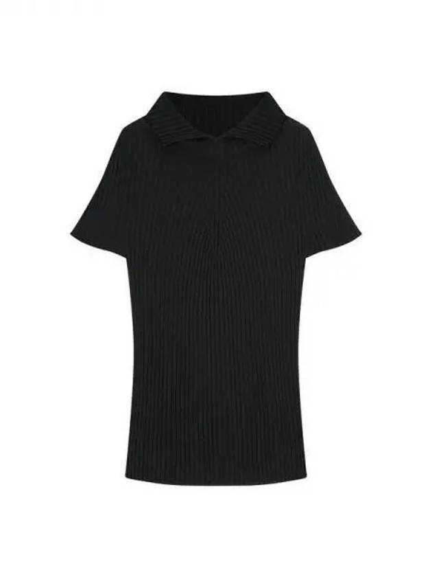 Women s whole garment ribbed collar knit black 271561 - EMPORIO ARMANI - BALAAN 1