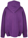 Men's Bear Logo Hoodie Purple - PALM ANGELS - BALAAN.