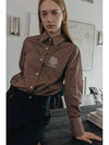 rose striped shirt brown - ILROZE - BALAAN 3