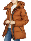 FREYA COGNAC Women s Hooded Padded Jumper Jacket Relaxed Fit - MACKAGE - BALAAN 8