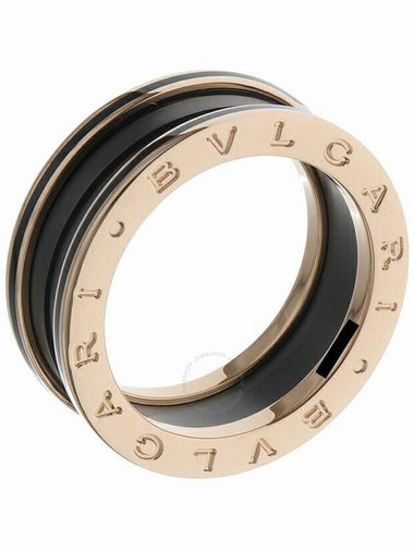 Bvlgari Rose Gold and Ceramic B.zero1 Ring, Size 53 - BVLGARI - BALAAN 1