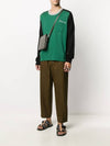 contrastpanel embroidered sweatshirt - MARNI - BALAAN 5