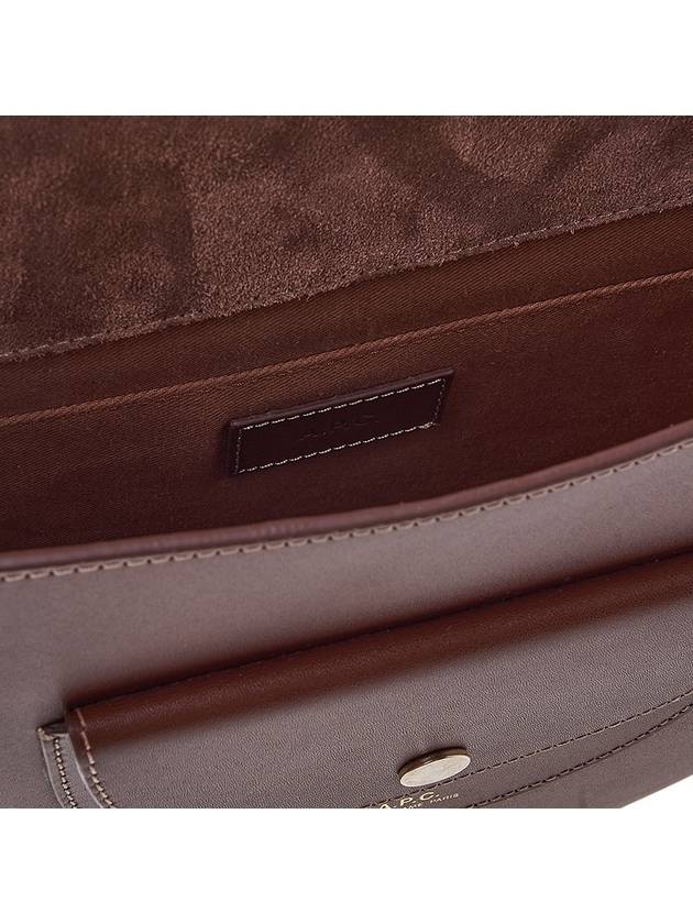 Semi Circle Pocket Bag Chestnut Brown - A.P.C. - BALAAN 11