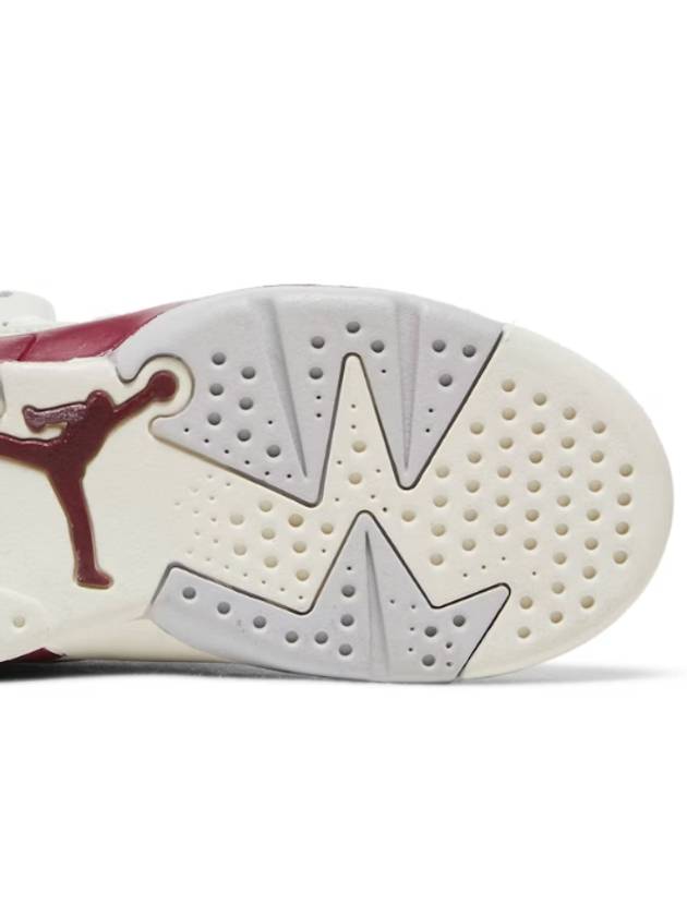 PS Air Jordan 6 Retro Maroon PS 384666 116Air Jordan 6 Retro Maroon Preschool - NIKE - BALAAN 5