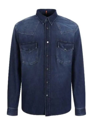 Boss Pocket Western Denim Shirt50489489 406 Shirt - HUGO BOSS - BALAAN 1