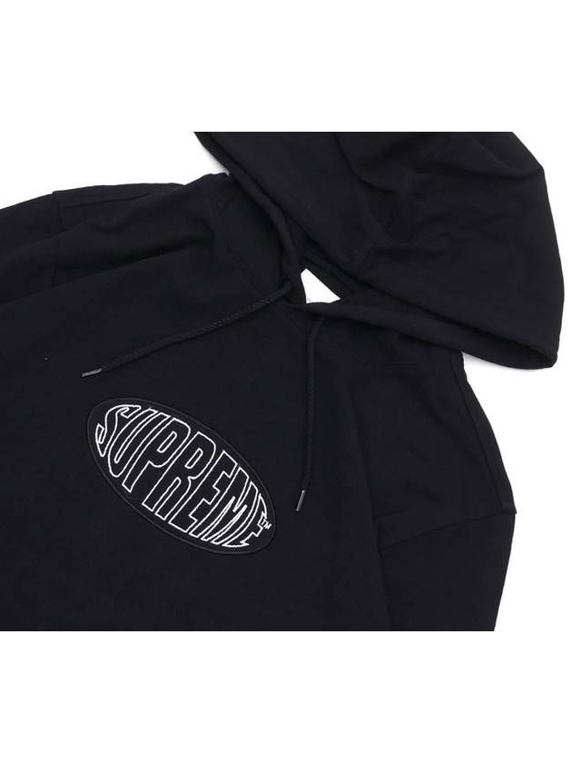 Warp Hooded Black Warp Hooded L S TOP Sweatshirt Black - SUPREME - BALAAN 2