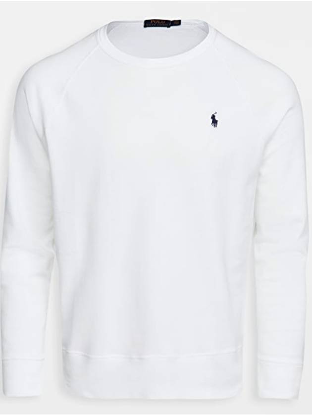 Men's Pony Logo Crew Neck Sweatshirt White - POLO RALPH LAUREN - BALAAN 2