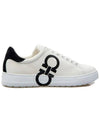 NUMBER Double Gancini Sneakers White 0747213 - SALVATORE FERRAGAMO - BALAAN 3