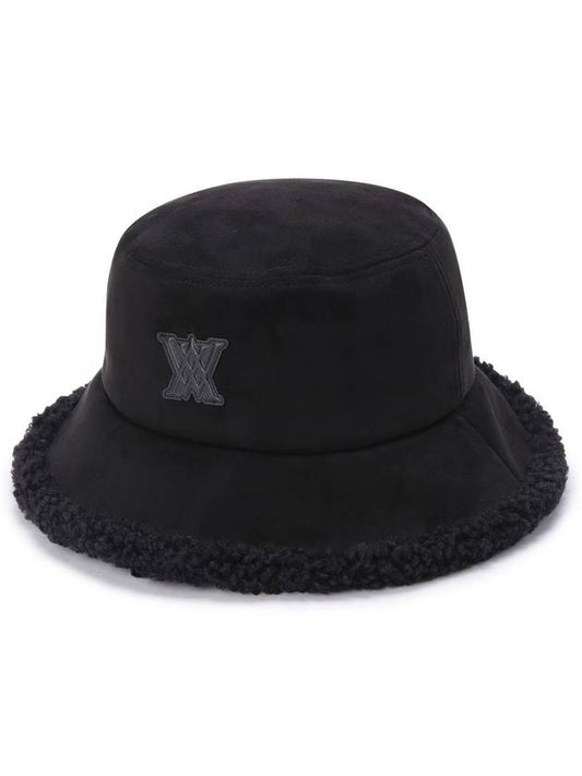 Official W FLUFFY BUCKET HAT BK - ANEWGOLF - BALAAN 2