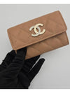 24B season snap card wallet dark beige AP4178 - CHANEL - BALAAN 6