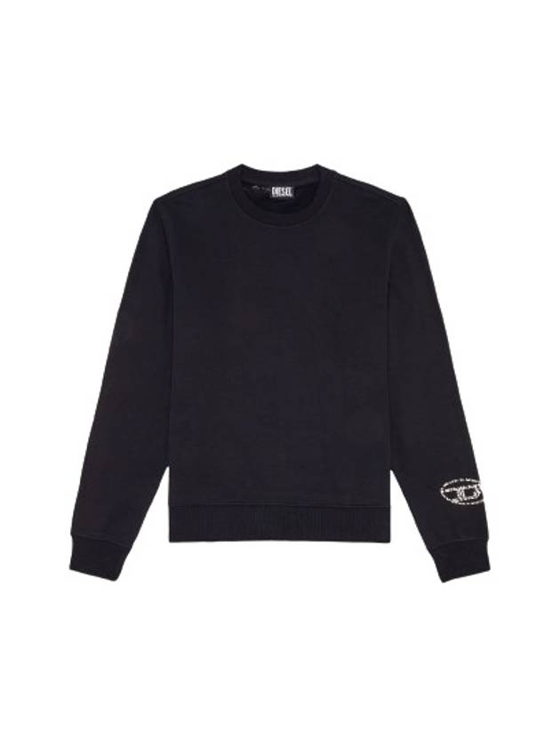 S-Ginn D-Mon Sweatshirt Black - DIESEL - BALAAN 2