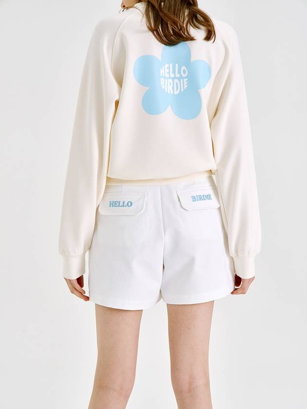 Hello Buddy Big Pocket Half Pants White - GOXO - BALAAN 2