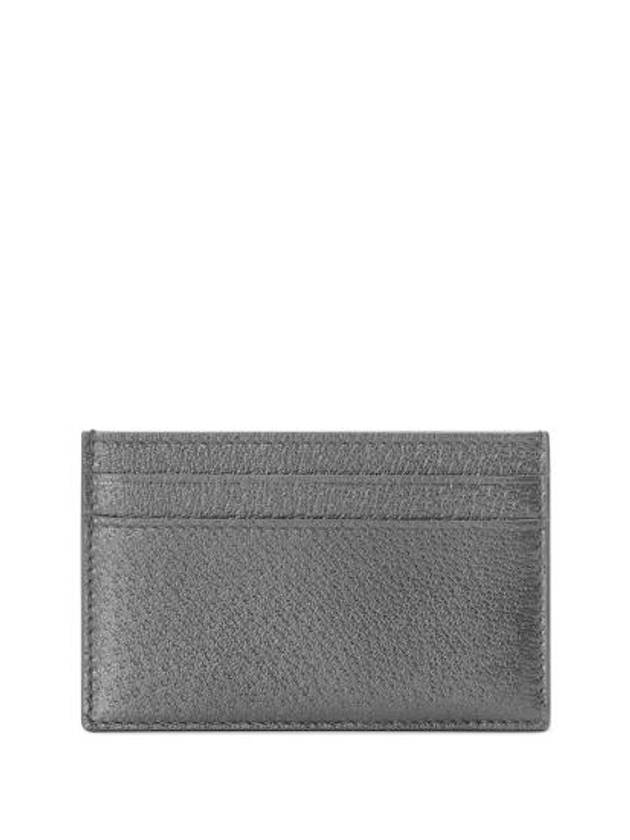 Gold Hardware GG Marmont Card Wallet Black - GUCCI - BALAAN 3