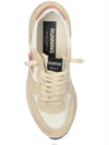 Running Sole Suede Low Top Sneakers Cream - GOLDEN GOOSE - BALAAN 4