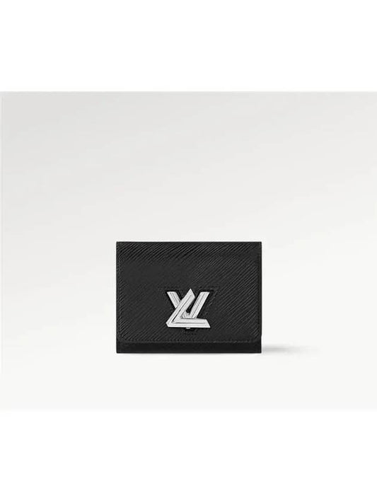 Twist Logo Epi Leather Compact Half Wallet Black - LOUIS VUITTON - BALAAN 2