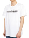 Logo Stamp Short Sleeve T-Shirt White - ALEXANDER MCQUEEN - BALAAN 3